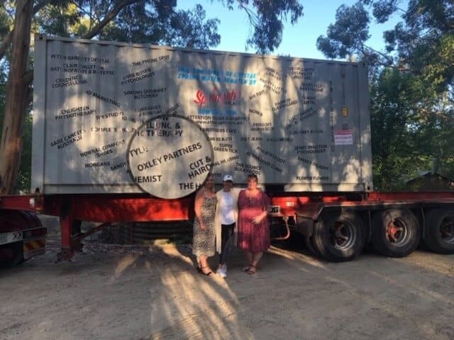 A water tanker delivering drinking water to a drought-affected property in western NSW